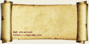 Jovana Gorunović vizit kartica